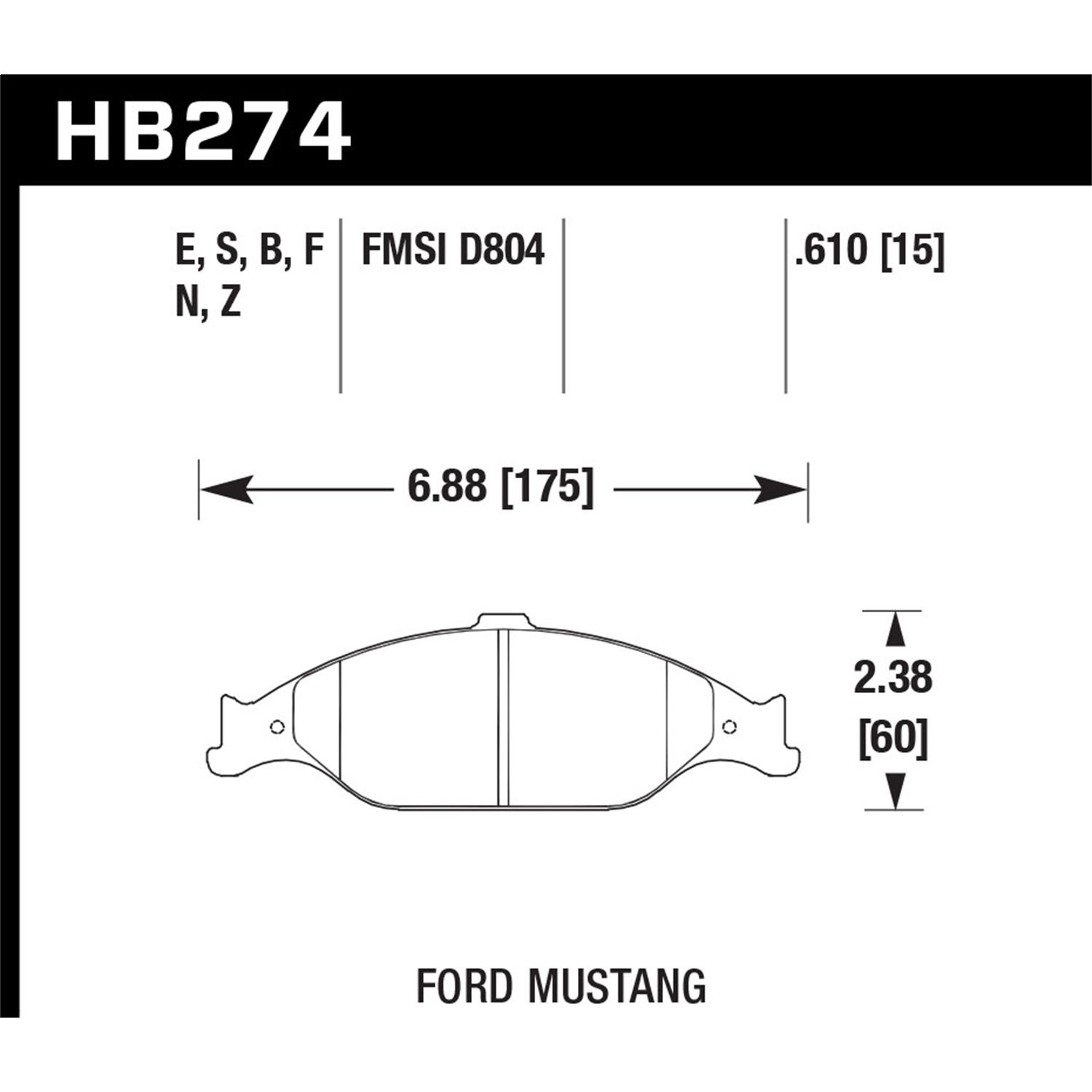 Blue 9012 Disc Brake Pad