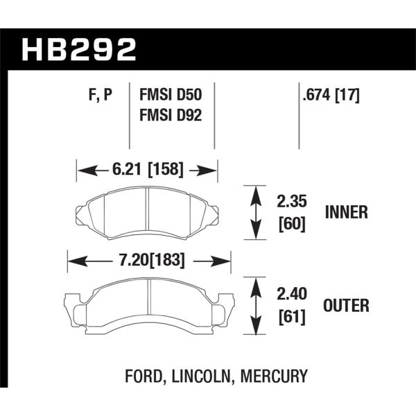 SuperDuty Disc Brake Pad