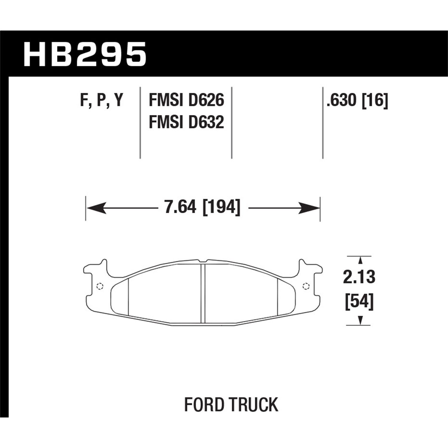 SuperDuty Disc Brake Pad