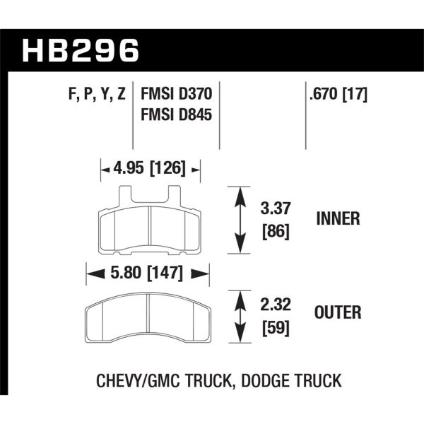 SuperDuty Disc Brake Pad