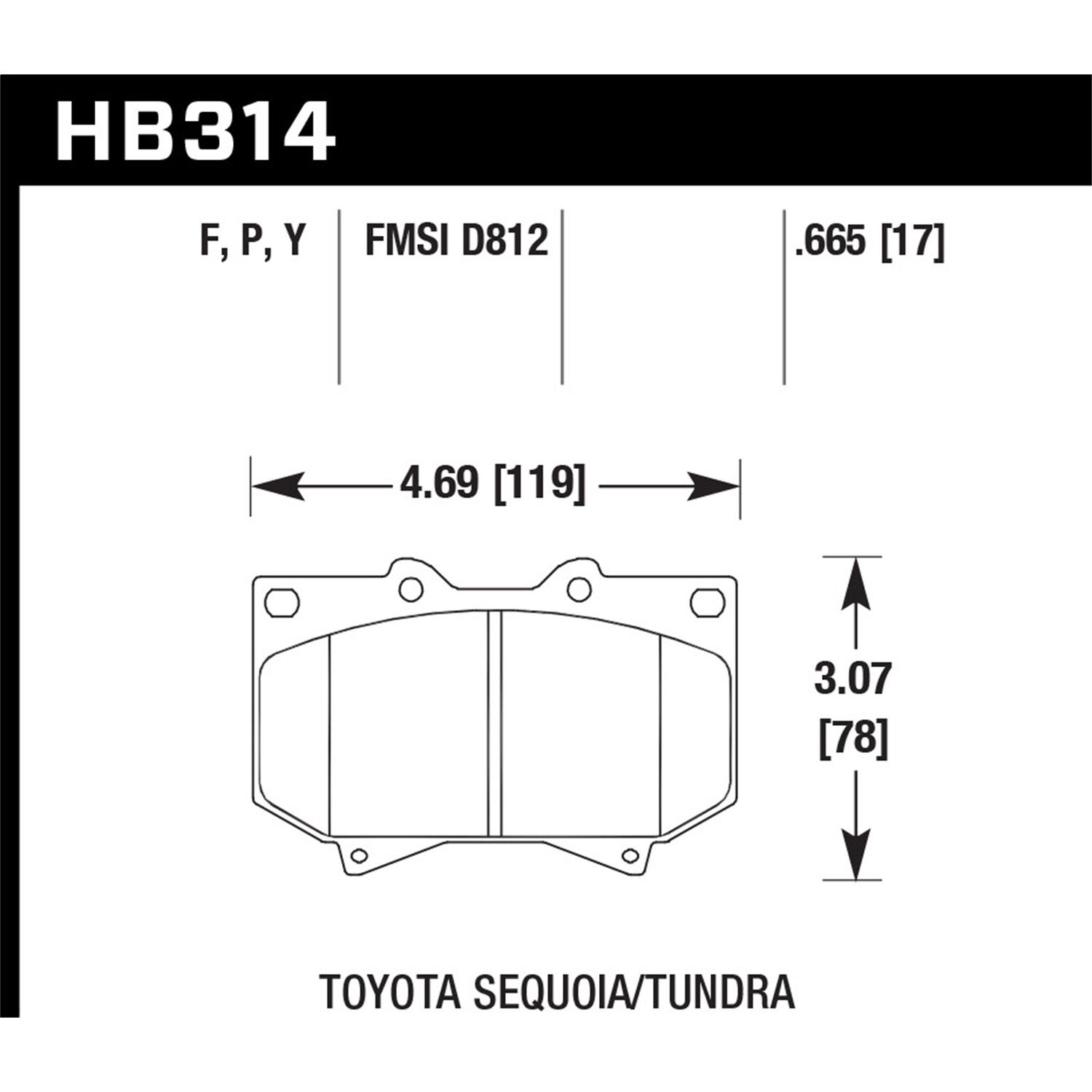 SuperDuty Disc Brake Pad