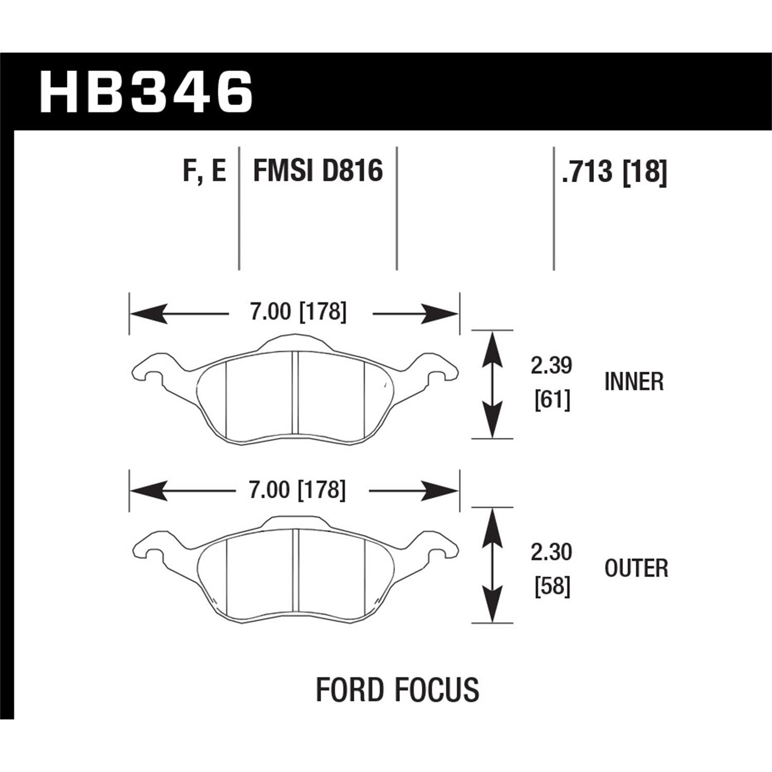 Blue 9012 Disc Brake Pad