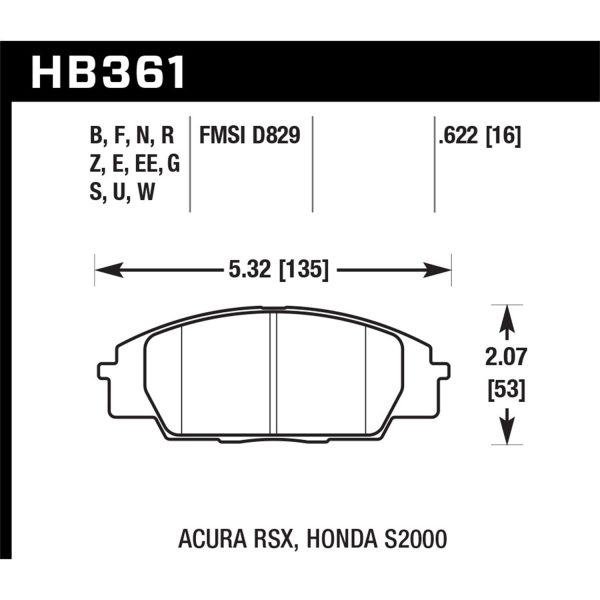 Blue 9012 Disc Brake Pad