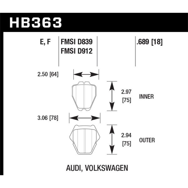 Blue 9012 Disc Brake Pad