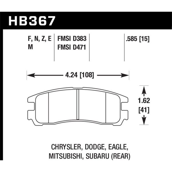 Street Race Disc Brake Pad