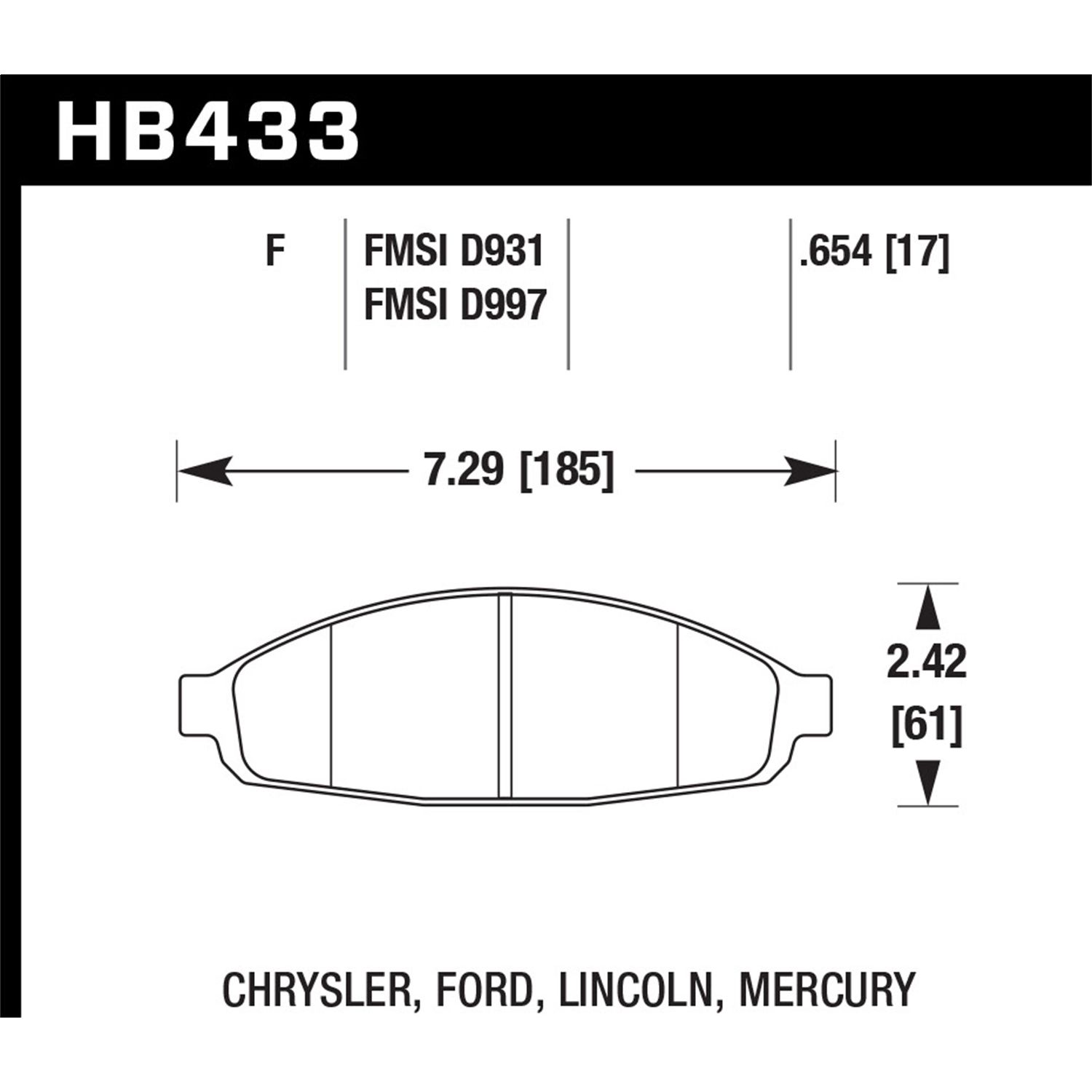 DTC-30 Disc Brake Pad