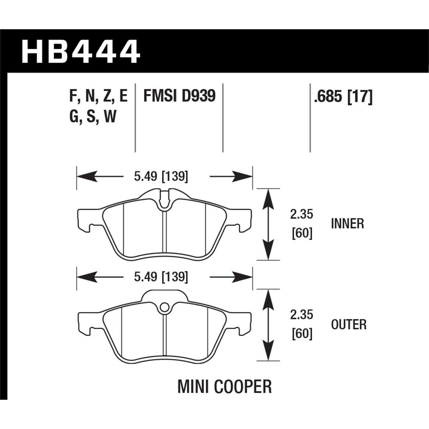 Blue 9012 Disc Brake Pad