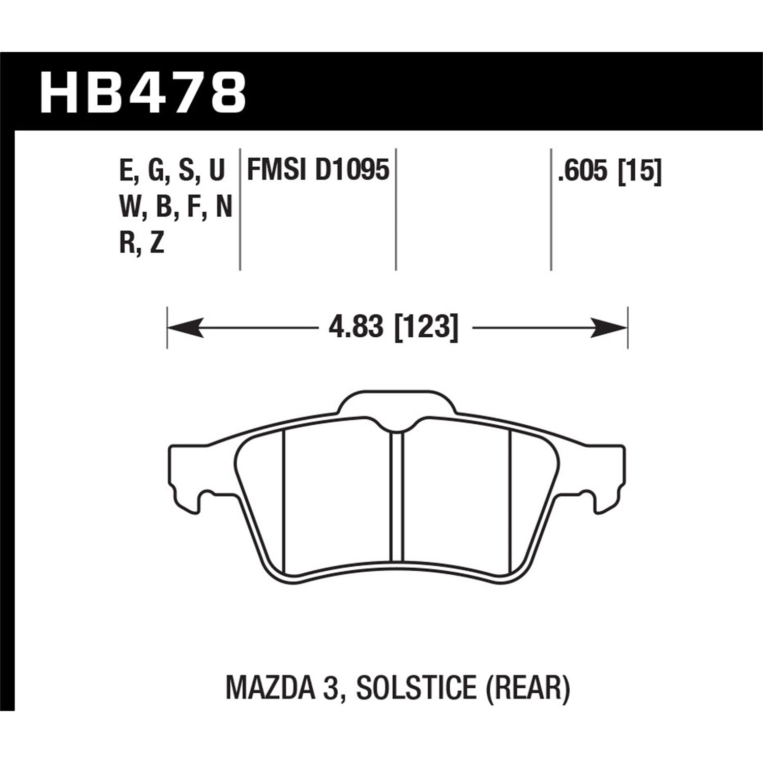 Blue 9012 Disc Brake Pad