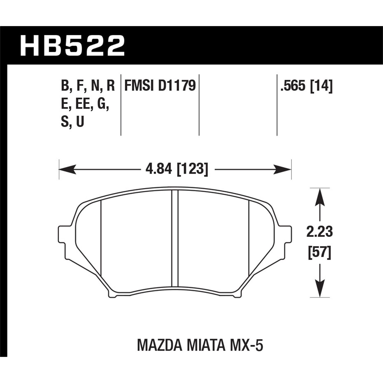 Blue 9012 Disc Brake Pad