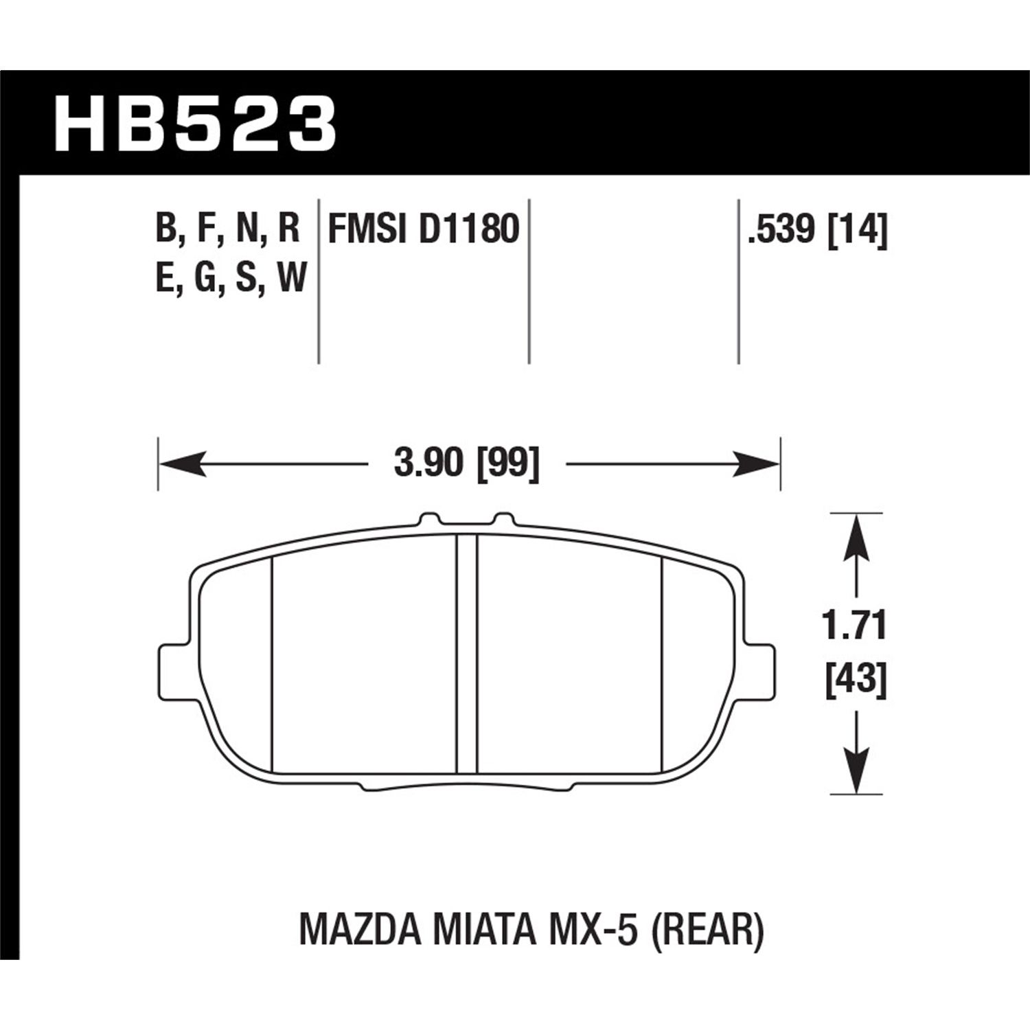 Blue 9012 Disc Brake Pad