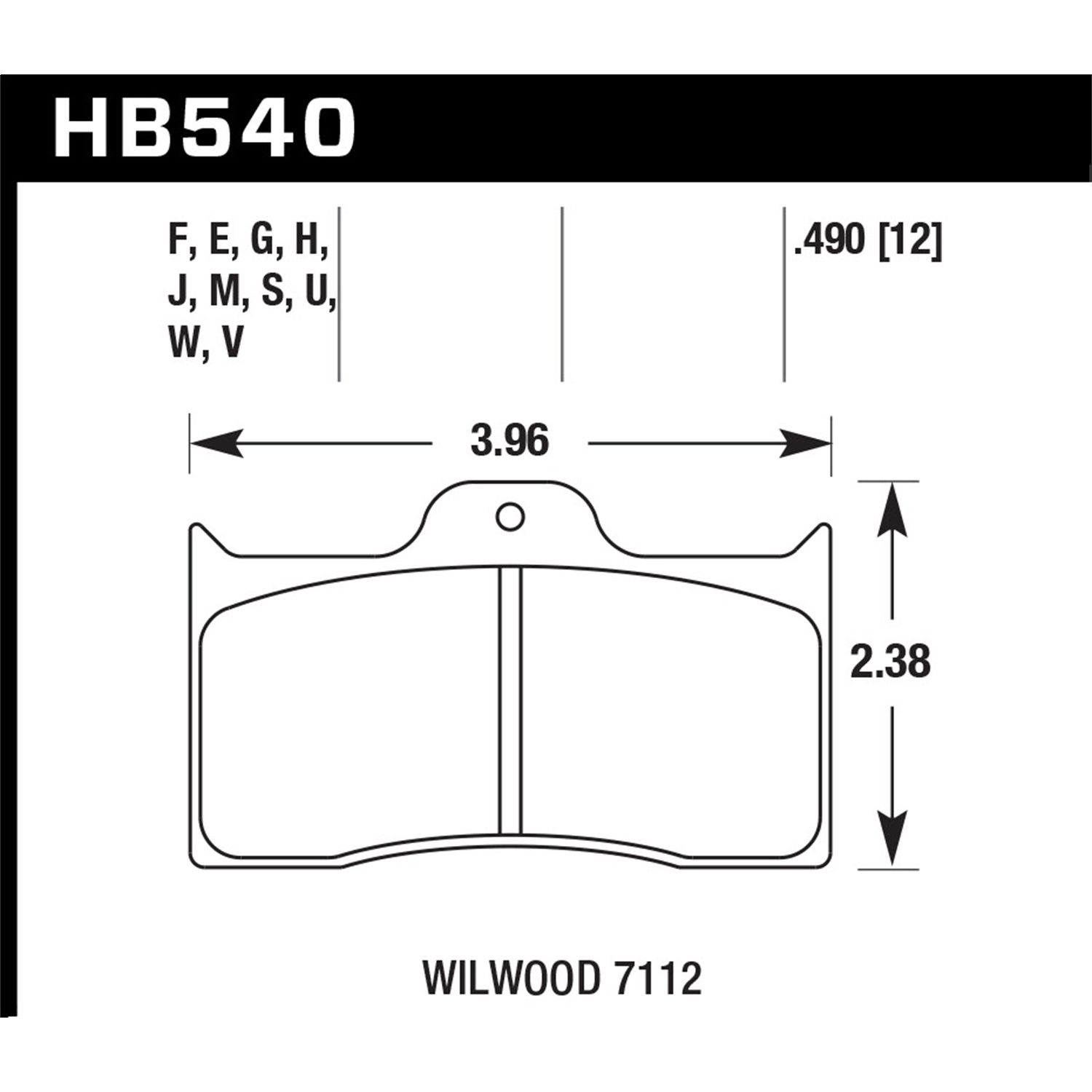 Blue 9012 Disc Brake Pad