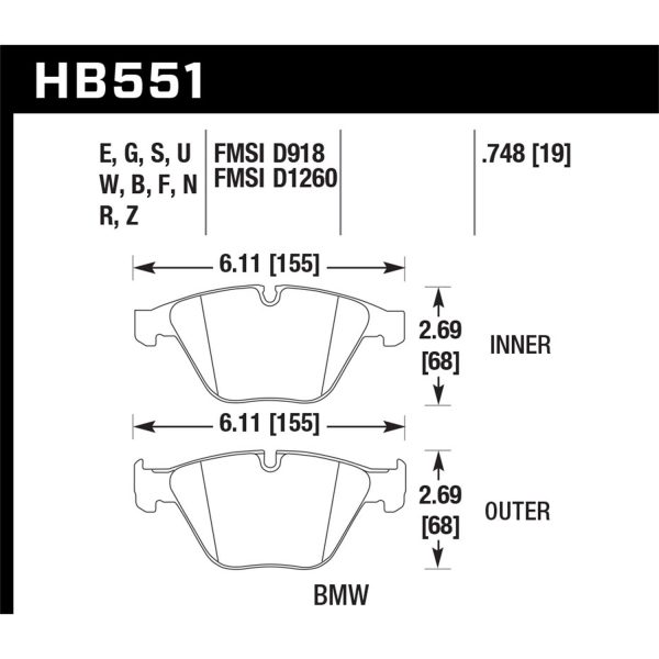 Street Race Disc Brake Pad