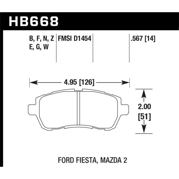 Blue 9012 Disc Brake Pad