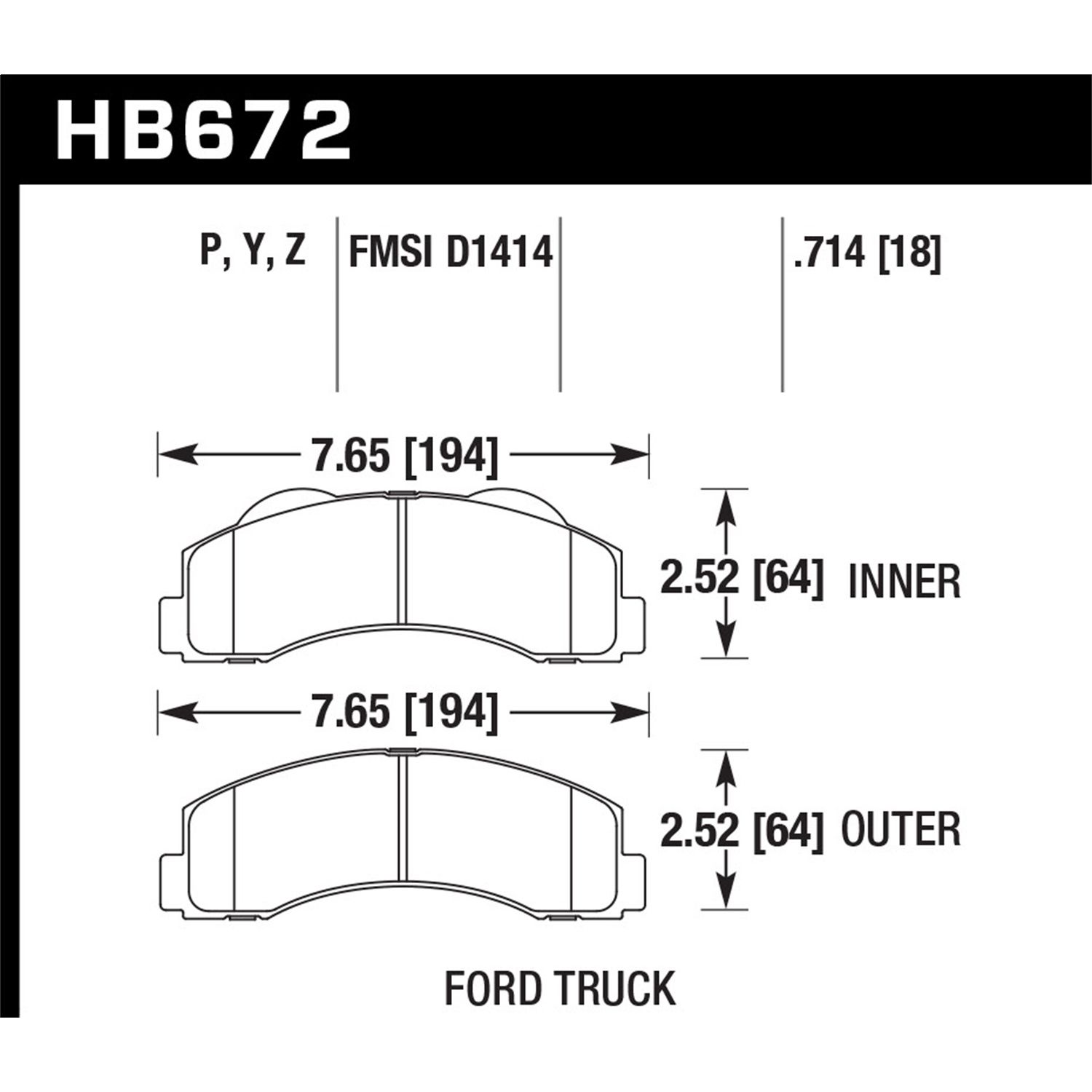 SuperDuty Disc Brake Pad