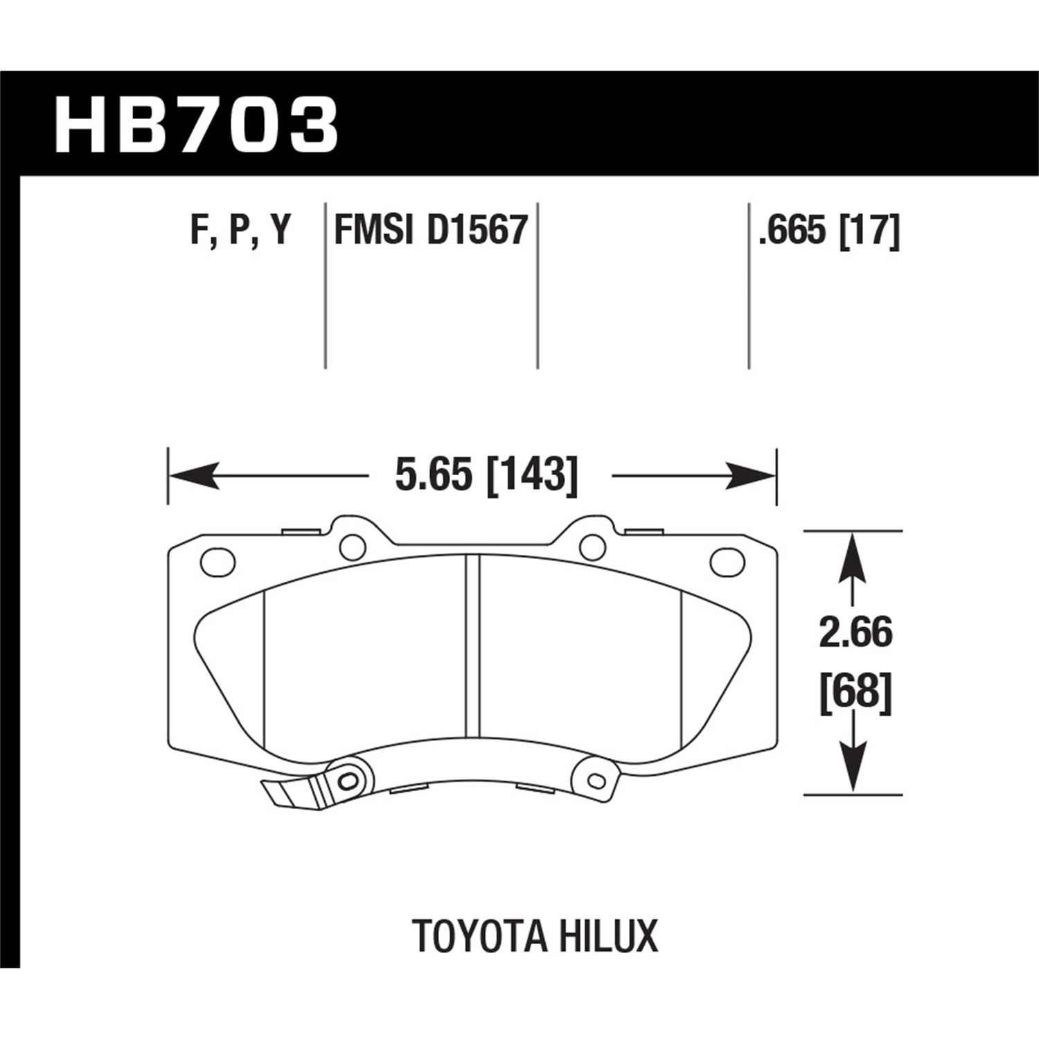 SuperDuty Disc Brake Pad