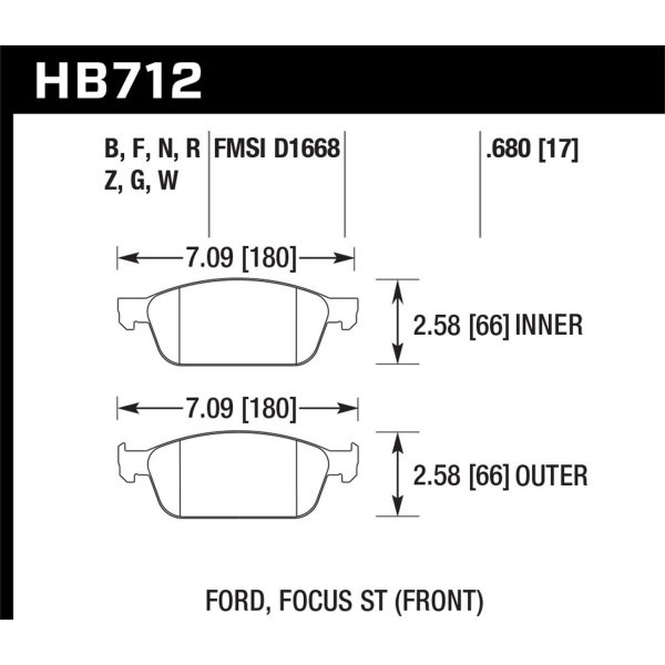 Street Race Disc Brake Pad