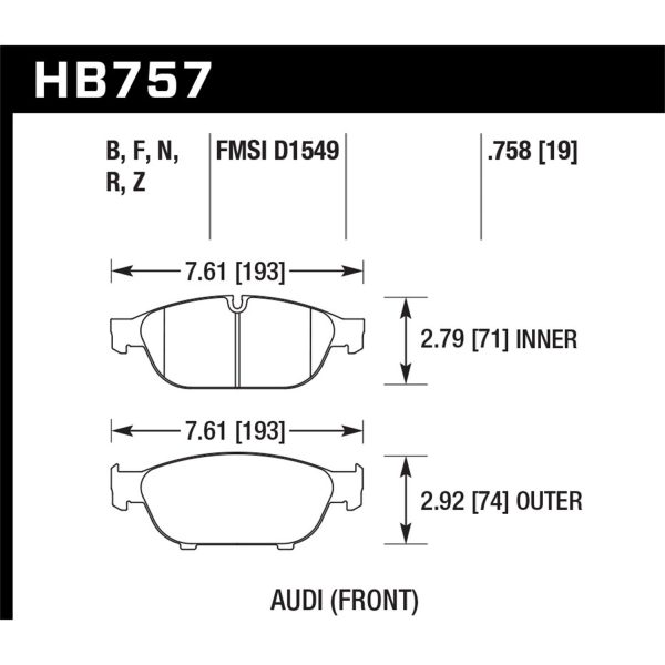 Street Race Disc Brake Pad