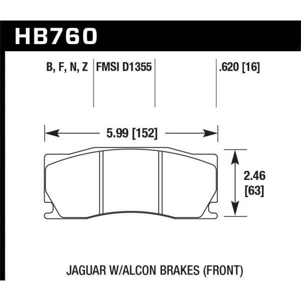 DTC-60 Disc Brake Pad