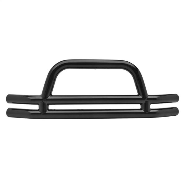 Tubular Bumper - Front - W/ Hoop - Gloss Black