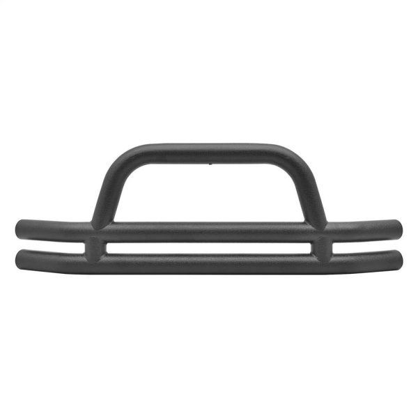 Tubular Bumper - Front - W/ Hoop - Black Textured