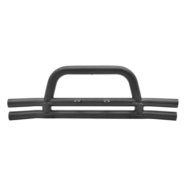 Tubular Bumper - Front - W/ Hoop - Black Textured