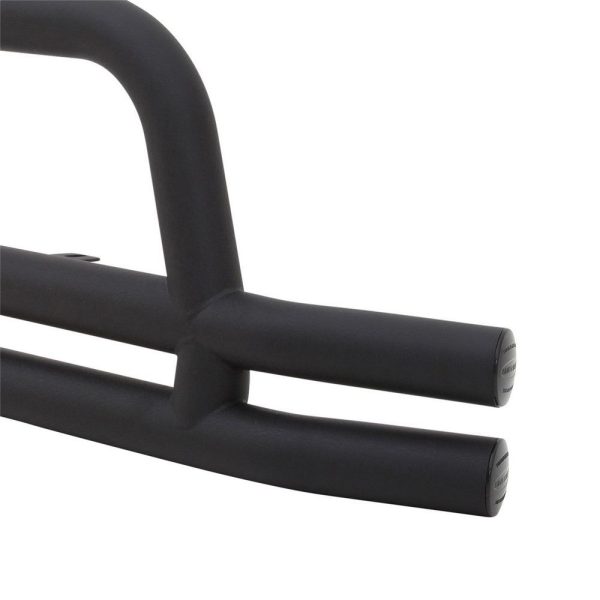 Tubular Bumper - Front - W/ Hoop - Black Textured