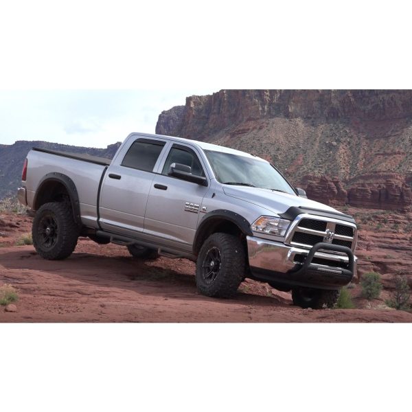 Lund 47121204 Black Bull Bar with Integrated 20 Inch LED Light Bar for 2009-2018 Dodge Ram 1500 (Excludes Rebel)