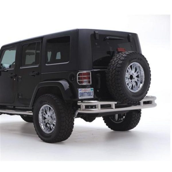 Tubular Bumper - Rear W/Out Hitch - Black Textured