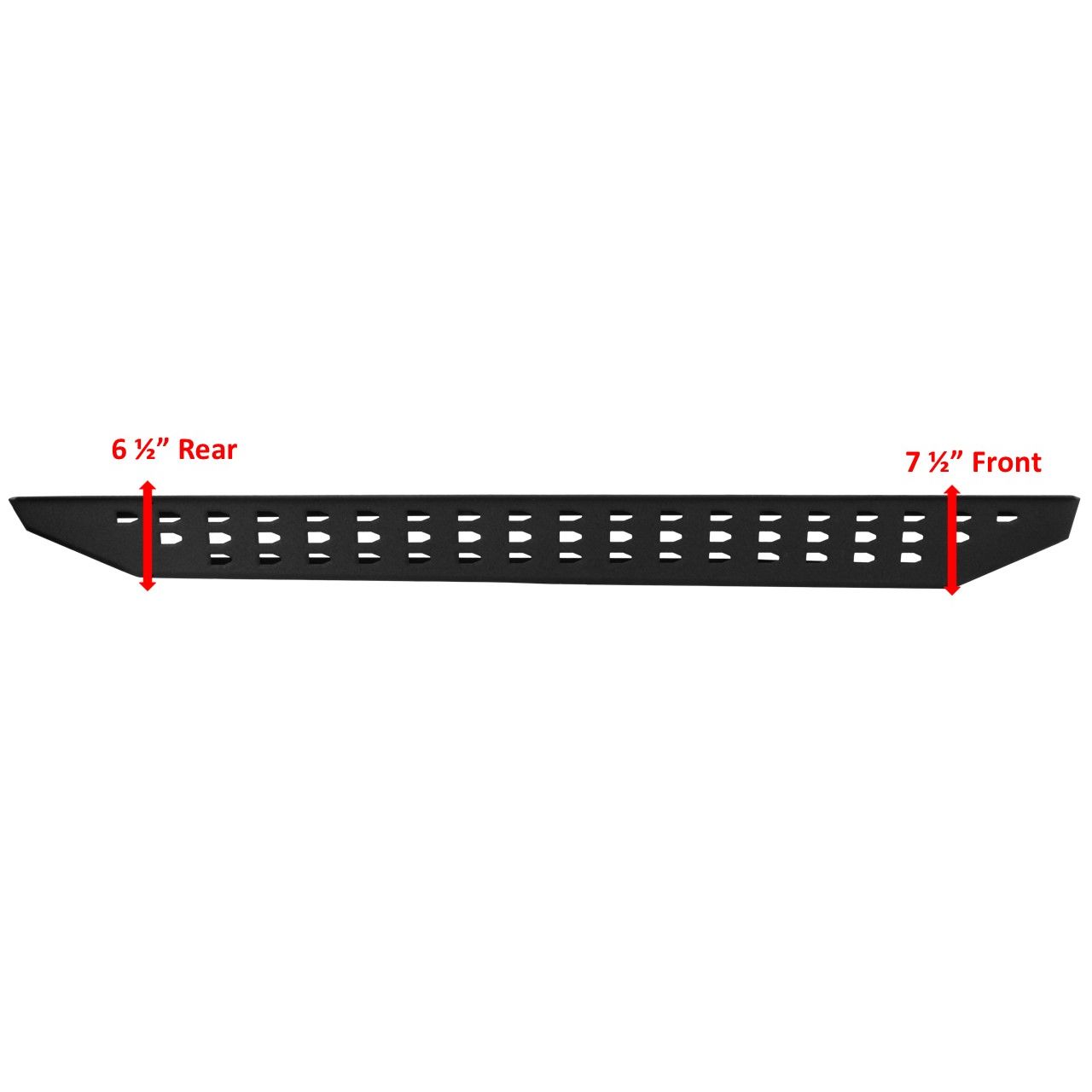 RB20 Running Boards - 68" Long - Textured Black - Bars Only