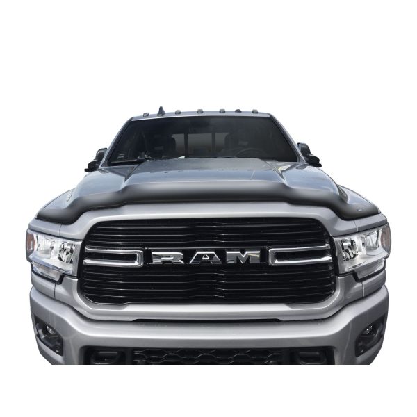 Auto Ventshade 377189 Aeroskin Matte Black Flush Mount Hood Protector for 2019-2022 Ram 2500/3500