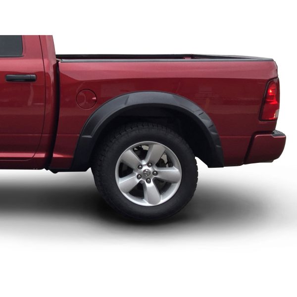 Bushwacker 50070-02 DRT Style Fender Flares; Rear for 2019-2020 Ram 1500 Classic, 2009-2018 Ram 1500 (Excludes R/T and Rebel Models), 2010-2018 Ram 2500/3500