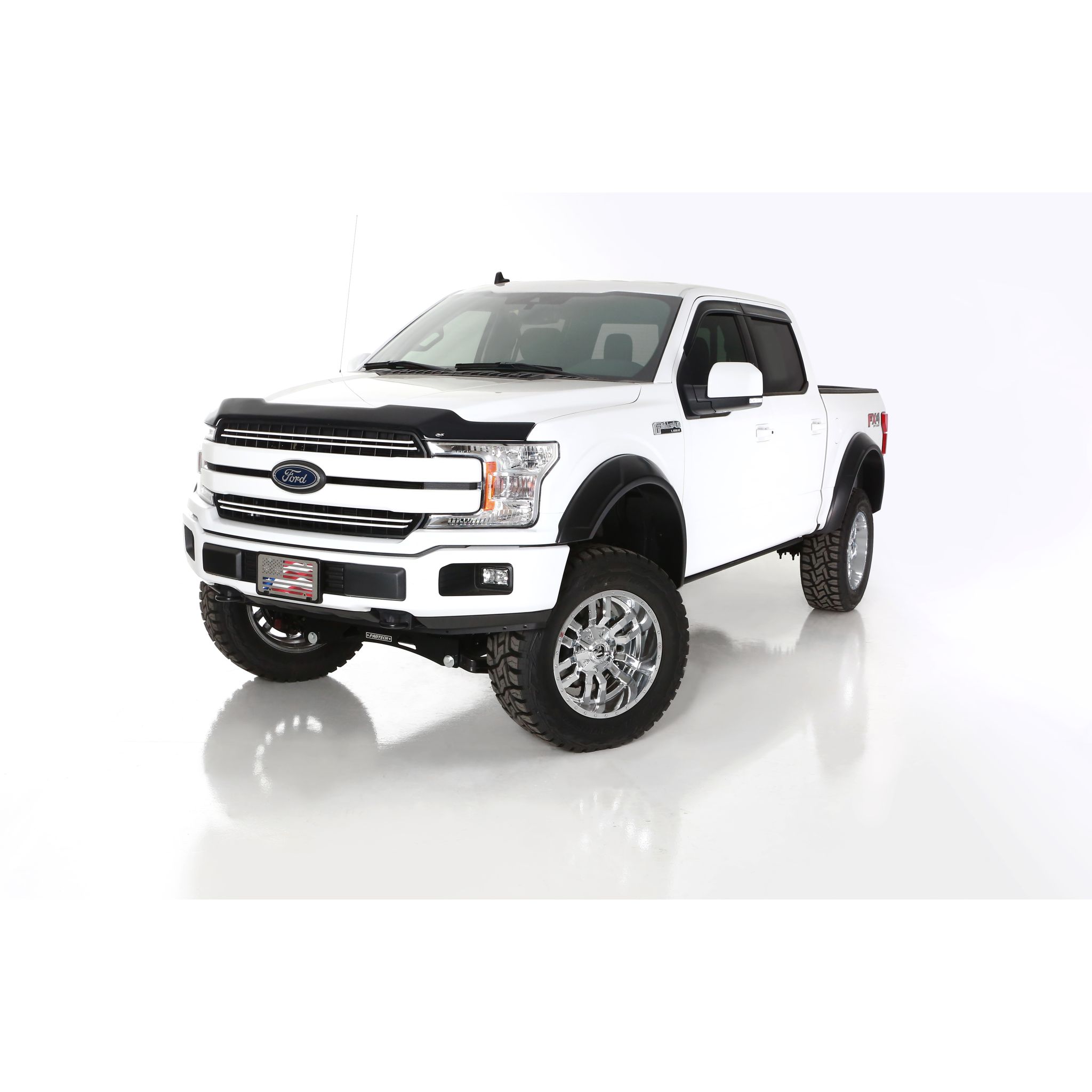 Bushwacker 20957-02 DRT Style Fender Flares; Front and Rear for 2015-2017 Ford F-150