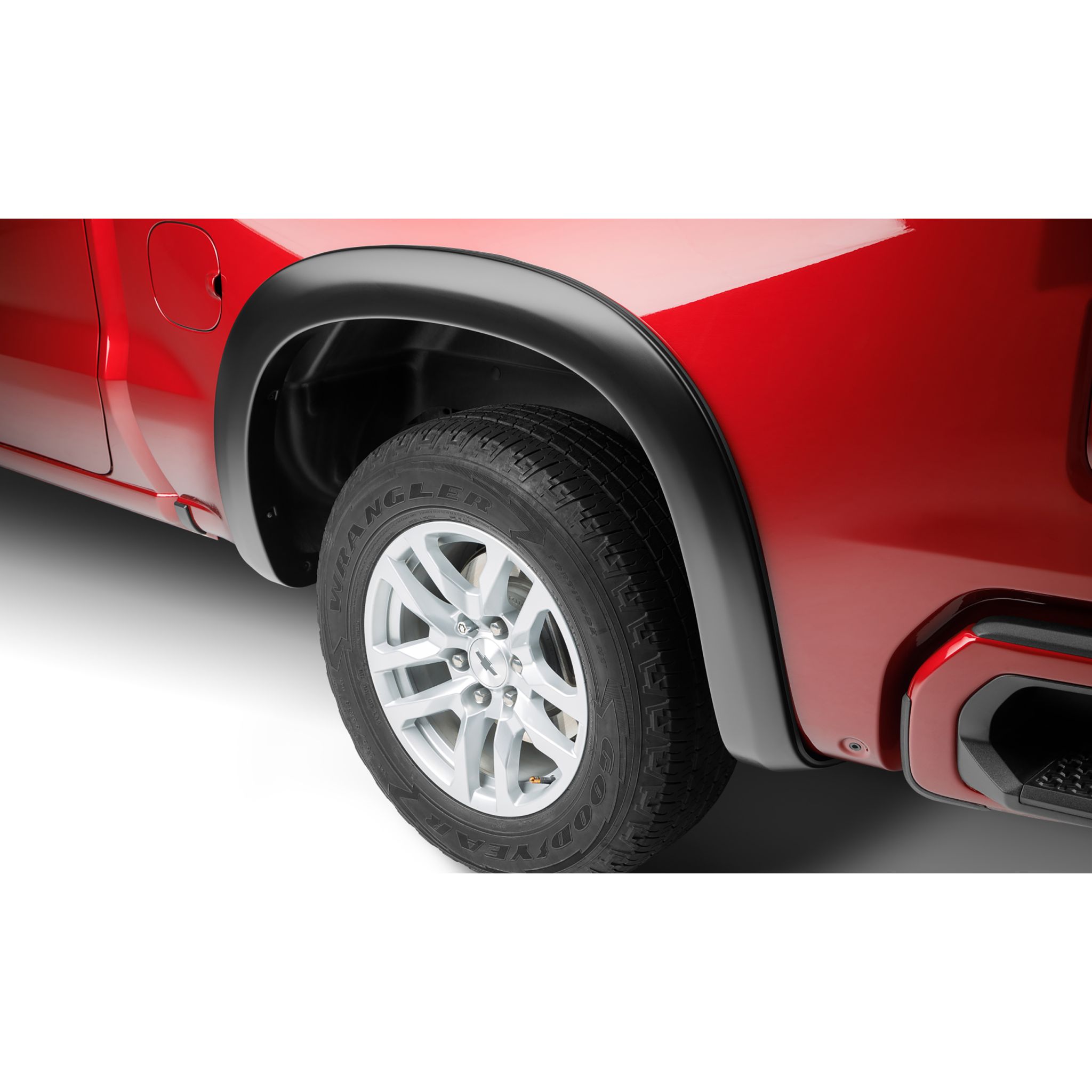 Bushwacker 40136-02 Black OE-Style Smooth Finish Rear Fender Flares for 2019-2022 Chevrolet Silverado 1500