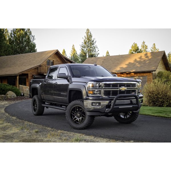 Lund 47121201 Black Bull Bar with Integrated 20 Inch LED Light Bar for 2020-2022 Silverado/Sierra 2500/3500