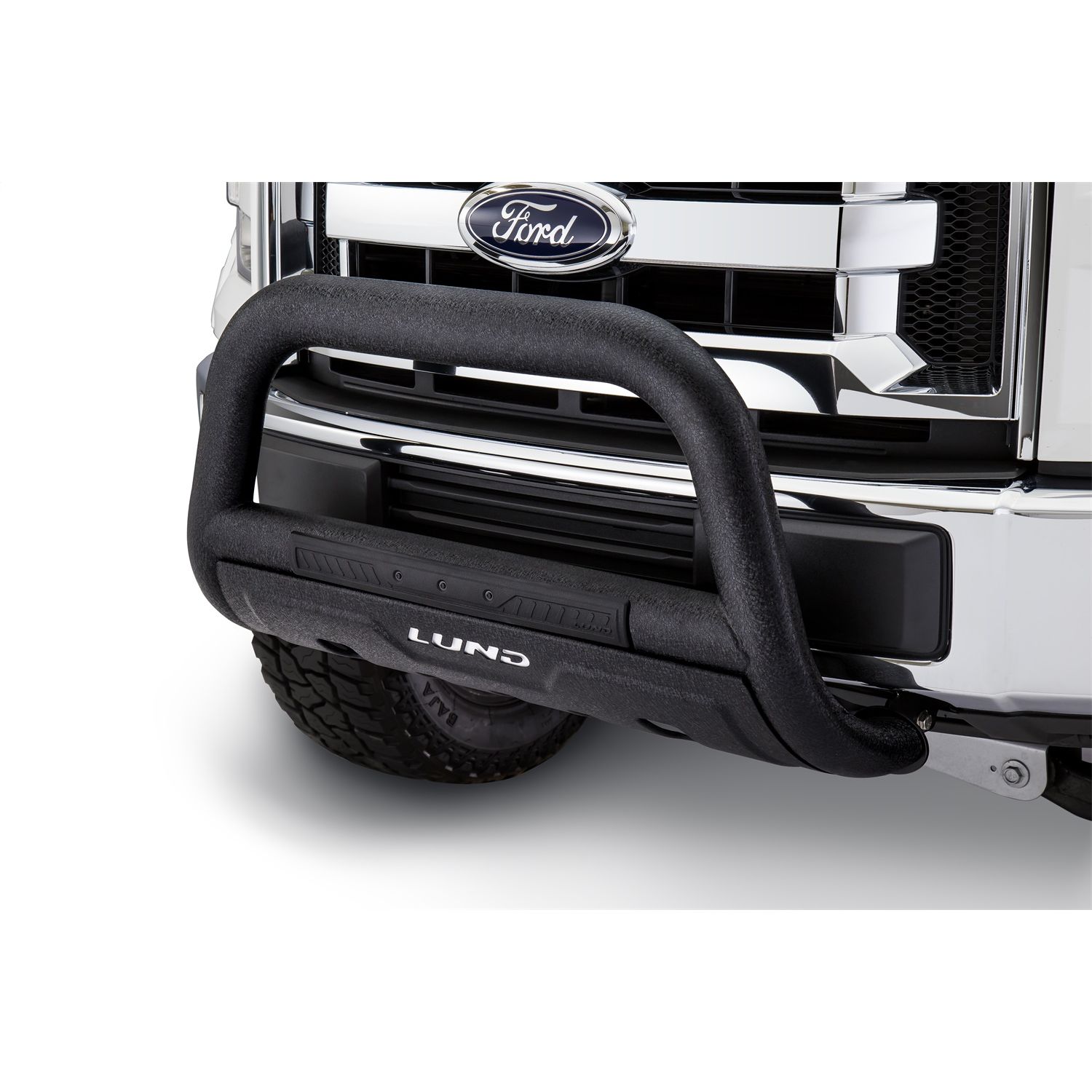 Lund 47121206 Black Bull Bar with Integrated 20 Inch LED Light Bar for 2004-2022 Ford F-150